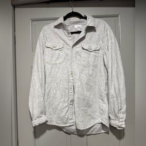 Sonoma Light Gray Men's Button Up